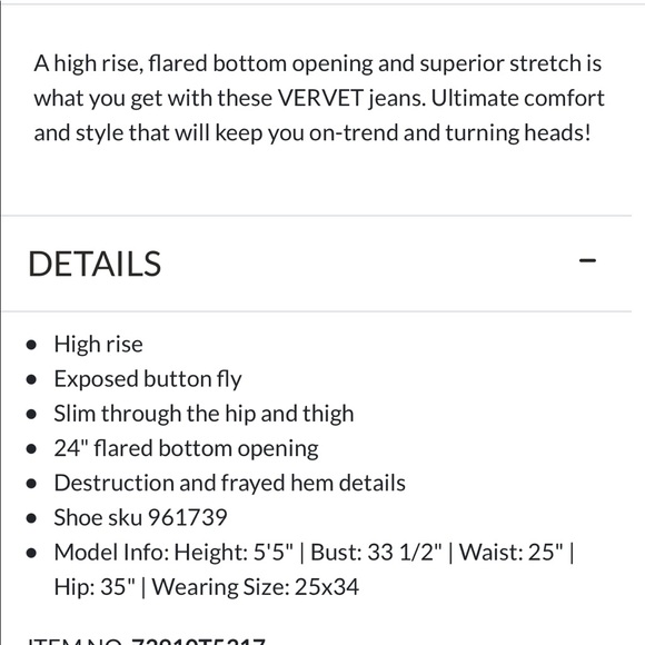 Vici Bella flare denim, black 🖤 - Picture 7 of 7